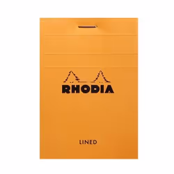 Rhodia 11600C, Image, Orange, A7, 80 feuilles, Papier ligné, Couverture avant souple et couverture arriere rigide