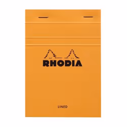 Rhodia 13600C, Image, Orange, A6, 80 feuilles, Papier ligné, Couverture avant souple et couverture arriere rigide