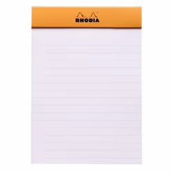 Rhodia 13600C bloc-notes A6 80 feuilles Orange
