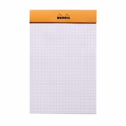 Rhodia N°14 bloc-notes 80 feuilles Orange