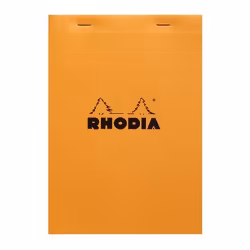 Rhodia 15200C, Monochromatique, Orange, A5, 150 feuilles, 80 g/m², Papier quadrillé