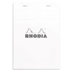 Rhodia N°16 bloc-notes A5 80 feuilles Blanc