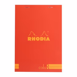 Rhodia N°16, Monochromatique, Rouge, A5, 70 feuilles, 90 g/m², Papier ligné