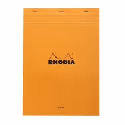 Rhodia 18000C, Image, Orange, A4, 80 feuilles, Couverture avant souple et couverture arriere rigide, Universel