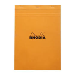 Rhodia N°18 bloc-notes A4 80 feuilles Orange