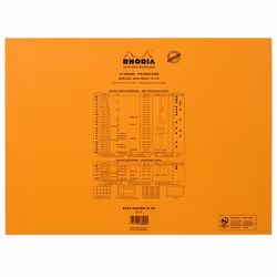Rhodia 38200C bloc-notes A3 80 feuilles Orange