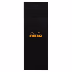 Rhodia 82009C, Image, Noir, 80 feuilles, Papier quadrillé, Couverture avant souple et couverture arriere rigide, Universel