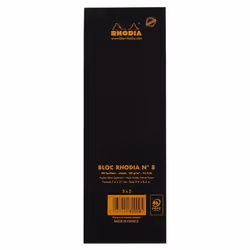 Rhodia 82009C bloc-notes 80 feuilles Noir