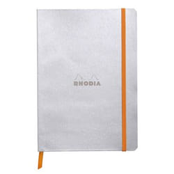 Rhodia 117401C bloc-notes A5 80 feuilles Argent