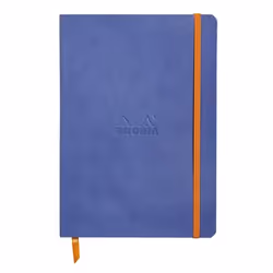 Rhodia 117408C, Monochromatique, Bleu, A5, 80 feuilles, 90 g/m², Papier ligné