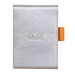 Rhodia Notepad cover + notepad N°11 bloc-notes A7 80 feuilles Argent