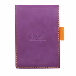 Rhodia Notepad cover + notepad N°11, Monochromatique, Violet, A7, 80 feuilles, Mat, 80 g/m²