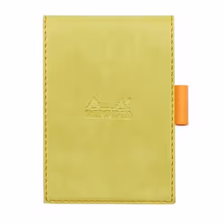 Rhodia Notepad cover + notepad N°11, Monochromatique, Vert, A7, 80 feuilles, Mat, 80 g/m²
