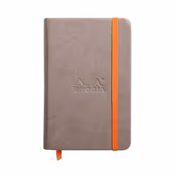 Rhodia 118624C, Monochromatique, Taupe, A6, 96 feuilles, Couverture rigide, Universel