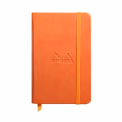 Rhodia 118634C, Monochromatique, Orange, A6, 96 feuilles, Couverture rigide, Universel