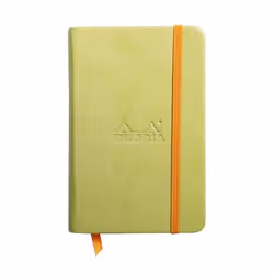 Rhodia 118646C, Monochromatique, Vert, A6, 96 feuilles, Papier ligné, Couverture rigide