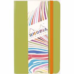 Rhodia Car Web Elast 140x210 192 P RH, Vert, 192 feuilles, 90 g/m², Adulte