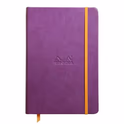 Rhodia 118750C, Monochromatique, Violet, A5, 96 feuilles, 90 g/m², Papier ligné