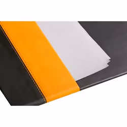 Rhodia 118806C sous-mains Simili-cuir Noir, Orange