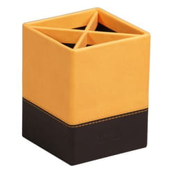 Rhodia 118810C porte crayons et stylos Simili-cuir Marron, Orange