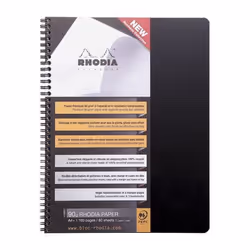 Rhodia 119901C bloc-notes A4+ 80 feuilles Noir