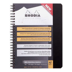 Rhodia 119941C bloc-notes A5+ 80 feuilles Noir