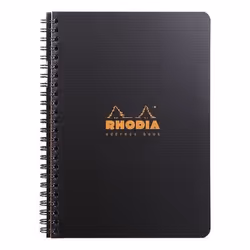 Rhodia 119970C, 80 pages, Couverture souple, Noir, A5, 90 g/m², Polypropylène (PP)