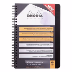 Rhodia 119970C carnet d'adresse Noir A5