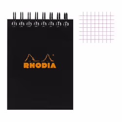Bloc RI Classic BLACK 105x148cm 5x5 80F microperforées 80g