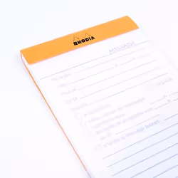 Rhodia N°140 bloc-notes 80 feuilles Orange, Blanc - Vue supplémentaire 4