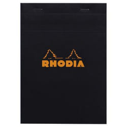 Rhodia 162009C bloc-notes A5 80 feuilles Noir