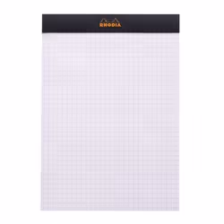 Rhodia 162009C bloc-notes A5 80 feuilles Noir