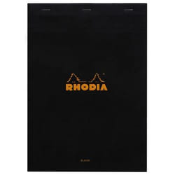 Rhodia 180009C bloc-notes A4 80 feuilles Noir
