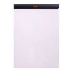 Rhodia 180009C bloc-notes A4 80 feuilles Noir