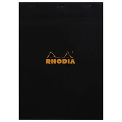 Rhodia 182009C bloc-notes A4 80 feuilles Noir