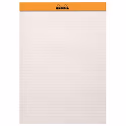 Rhodia N°18 bloc-notes A4 70 feuilles Noir