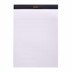 Rhodia 186009C bloc-notes A4 80 feuilles Noir