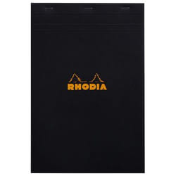 Rhodia 192009C bloc-notes A4+ 80 feuilles Noir