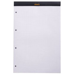 Rhodia N°20 bloc-notes A4+ 80 feuilles Noir