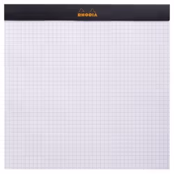 Rhodia 210209C bloc-notes 80 feuilles Noir