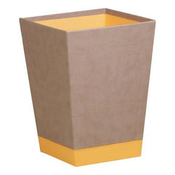 Rhodia Waste Bin Rectangulaire Simili-cuir Taupe