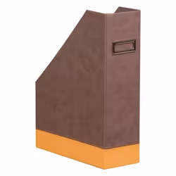 Rhodia 318833C, Simili-cuir, Chocolat, Orange, 100 mm, 250 mm, 310 mm