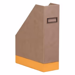 Rhodia 318834C, Simili-cuir, Orange, Taupe, Magazine, 100 mm, 250 mm, 310 mm