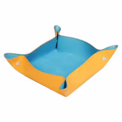 Rhodia 318857C bac de rangement de bureau Simili-cuir Orange, Turquoise