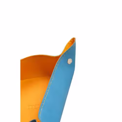Rhodia 318857C bac de rangement de bureau Simili-cuir Orange, Turquoise