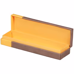 Rhodia 318873C trousse à crayons Bac à stylos Simili-cuir Chocolat, Orange