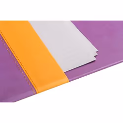 Rhodia 318900C sous-mains Simili-cuir Orange, Violet