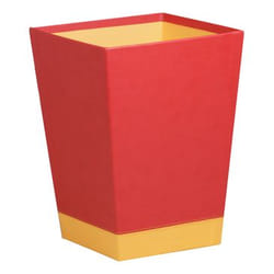 Rhodia 318923C poubelle Rectangulaire Simili-cuir Rouge, Jaune