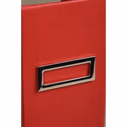Rhodia 318933C porte-magazines Simili-cuir Orange, Rouge