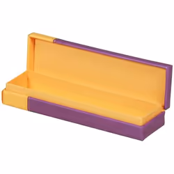 Rhodia 319780C trousse à crayons Bac à stylos Simili-cuir Orange, Violet